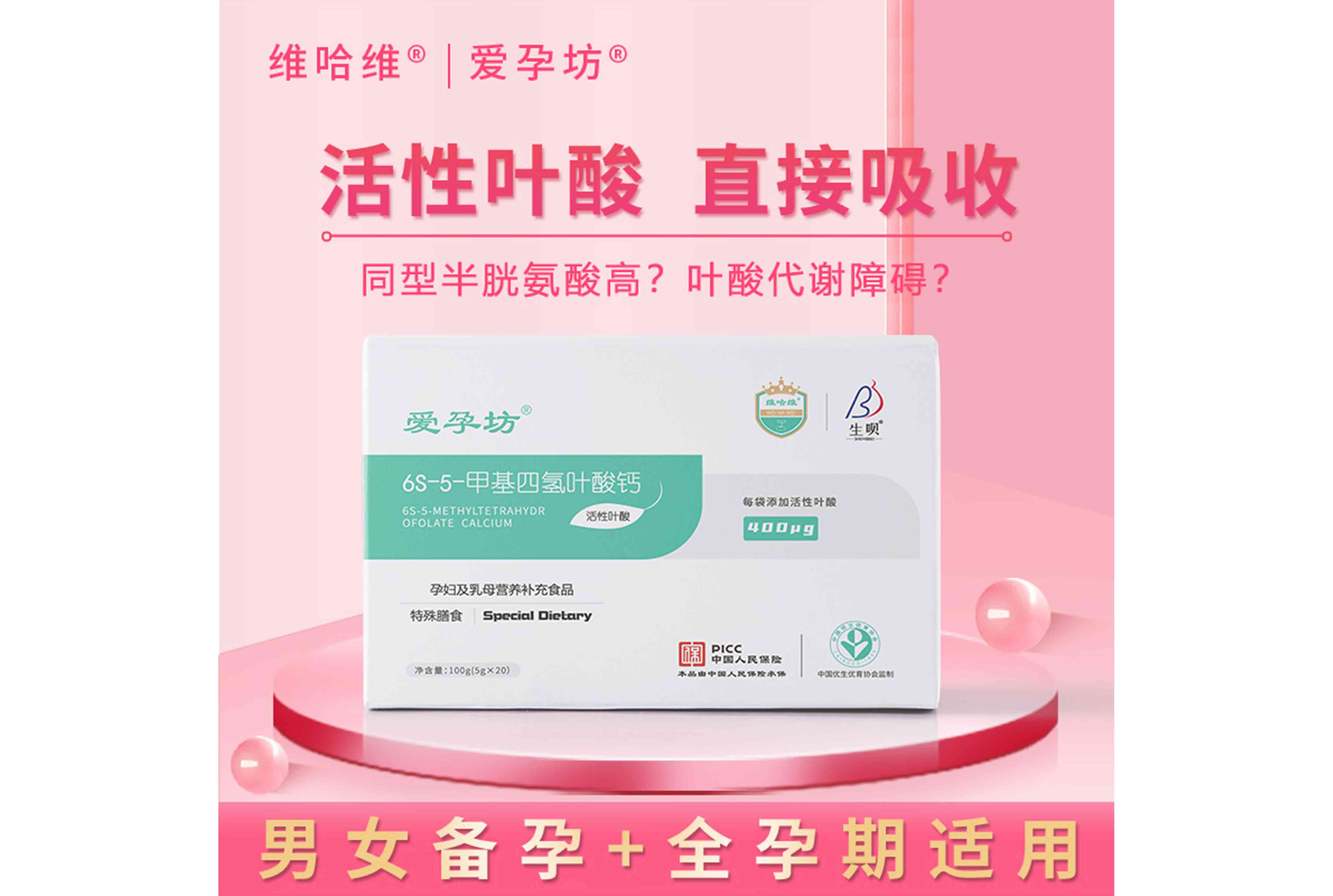 科技成就健康—國(guó)產(chǎn)活性葉酸成功上市